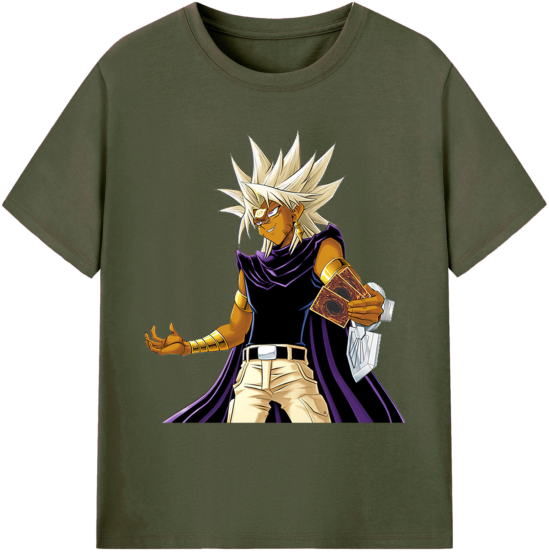 （画像用） 遊☆戯☆王 Yu-Gi-Oh! 綿100％ メンズ半袖Tシャツ｜肌触りやわらか＆通気性